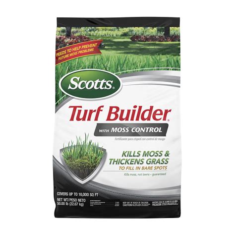 Scotts Turf Builder With Moss Control Up To Sq Ft Lbs