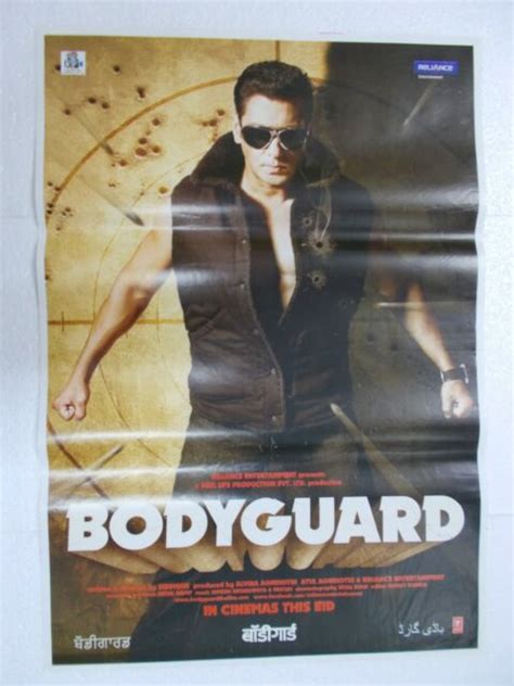 Bodyguard 2011 Salman Khan Kareena Rare Poster Bollywood India Hindi Ebay