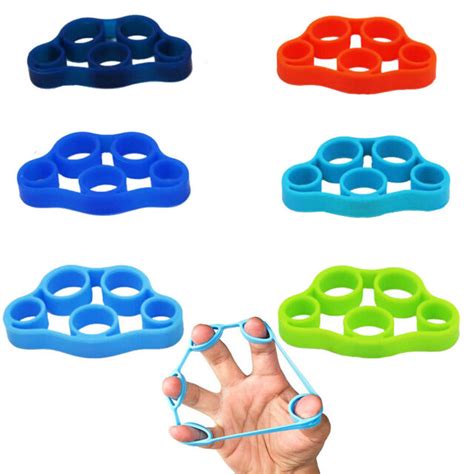set finger stretcher hand grip extensor resistance band exercise trainer ebay