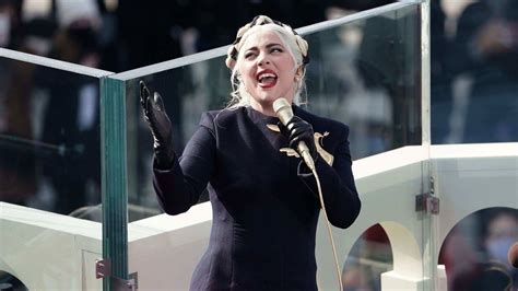 Biden Inauguration Lady Gaga Sobs While Singing Ntn L Anthem Jlo Sings Mashup Mint