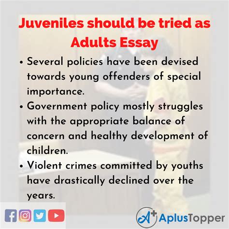 Reasons Why Juveniles Should Be Tried As Adults Scholarly Articles