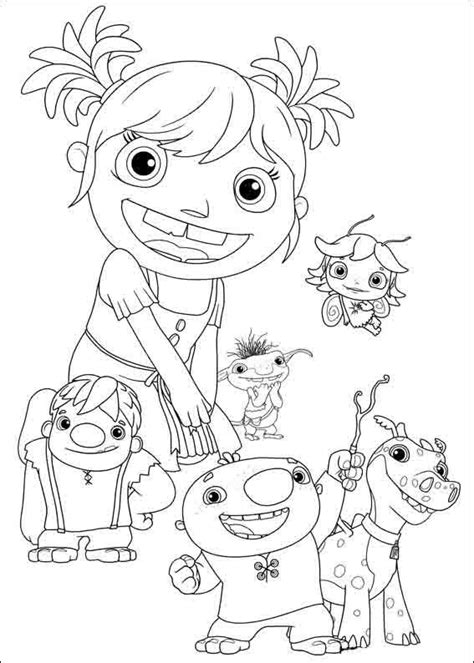 All rights belong to their respective owners. Wallykazam Coloring pages 22 | Cartoon coloring pages ...