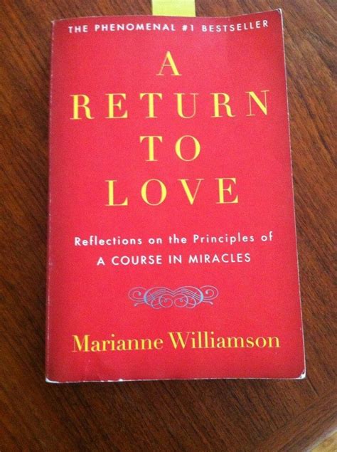 Book To Read A Course In Miracles Marianne Williamson Keep In