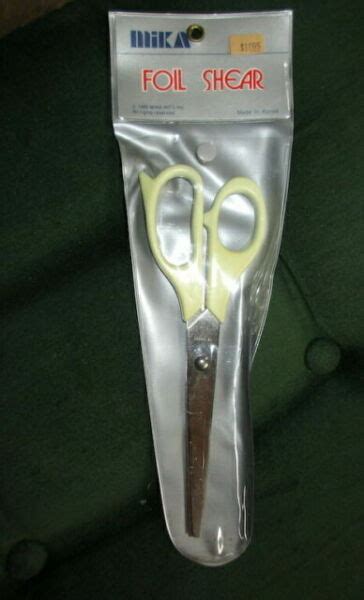 original mika foil pattern shears scissors for stained glass 1985 vintage for sale online ebay