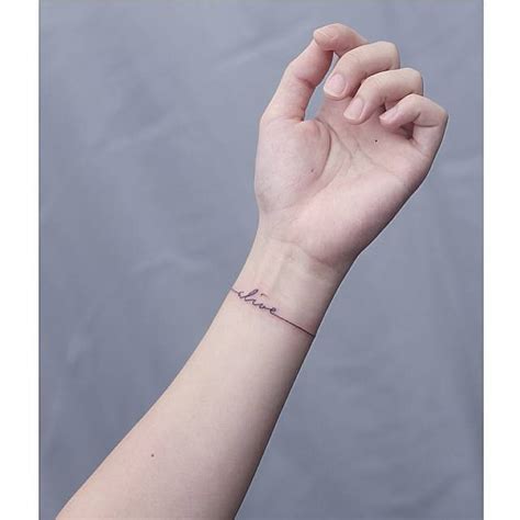 Wristband Tattoo Saying Alive