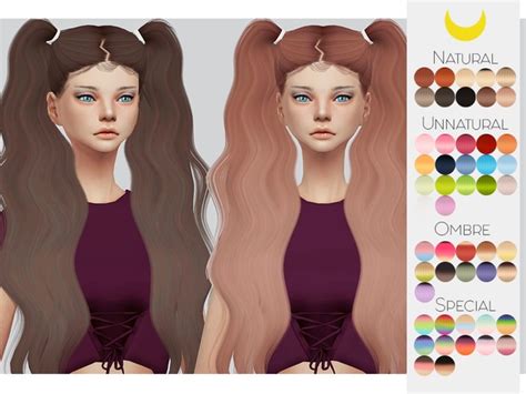 Hair Retexture 55 Leahlilliths Trendsetter By Kalewa A At Tsr Sims 4