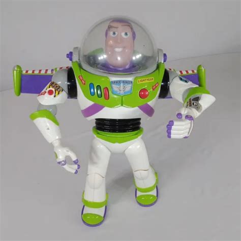Vintage Buzz Lightyear Talking Action Figure 12” Working Toy Story