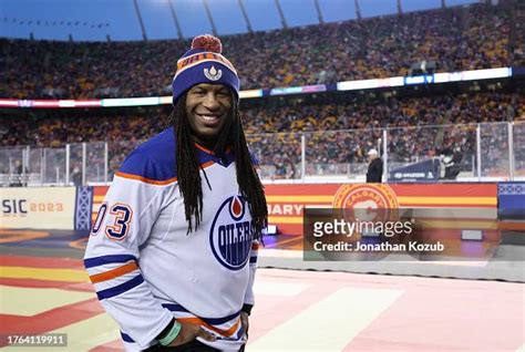 Former Nhl Player Georges Laraque Attends The 2023 Tim Hortons Nhl