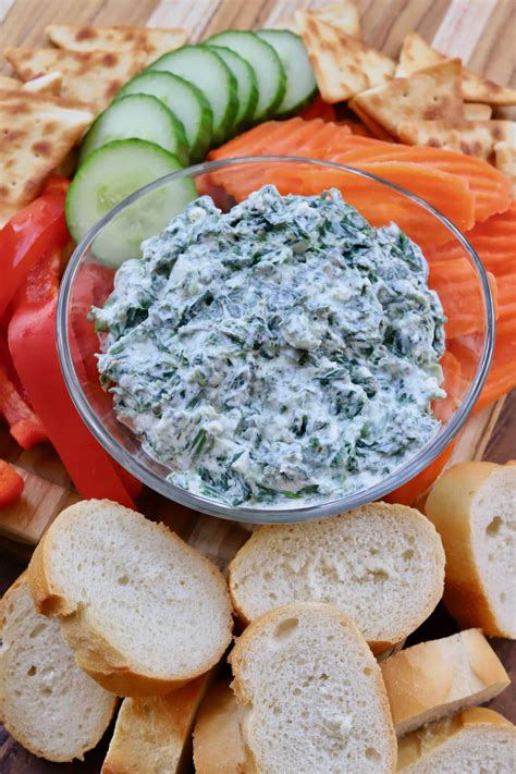 The Easiest Classic Spinach Dip Recipe Slice Of Jess