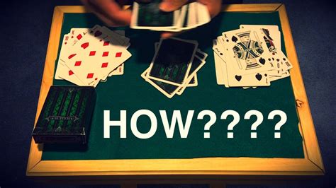 The crazy card trick tries to make you believe that the card you have chosen has been removed from the deck and upon yourself investigating, you find that it has been… Crazy Street Card Trick Amazes Everyone! - YouTube