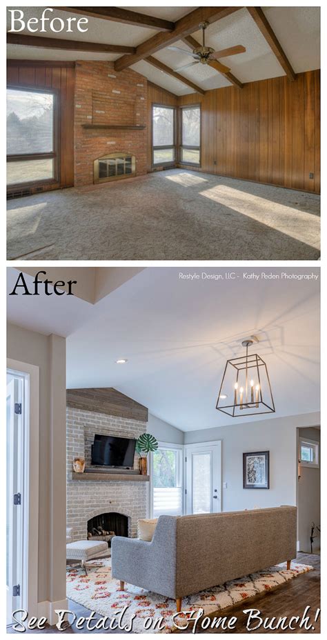 √ Living Room Remodel Ideas Before And After Popular Century