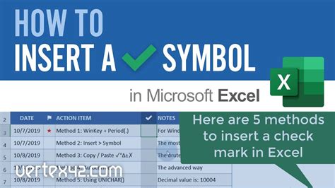 These are the recommended solutions for your problem, selecting from sources of help. How to Insert a Check Mark (Tick Symbol) in Excel - YouTube