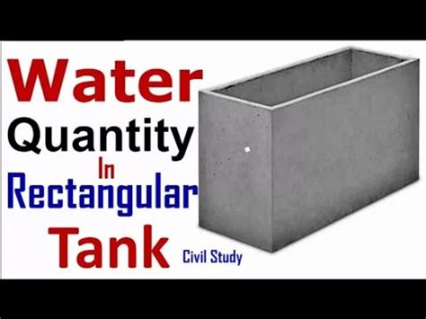 Water tanks come in different capacities underground water tanks are also available. How to calculate water tank capacity in liters | how to ...