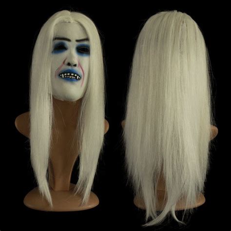 Horror Ghost Mask Clown Halloween Scary Death Zombie Sadako Girl