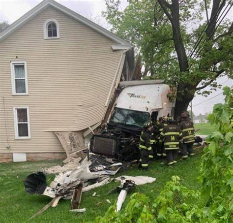 Tractor Trailer Crashes Into Pennsylvania Home
