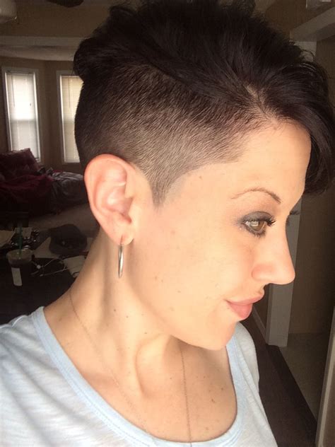 Partial Side View Of My Shaved Undercut Pixie Shaved Undercut