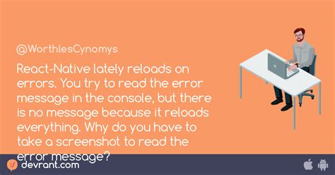 Reload React Native Lately Reloads On Errors You Try To Read The