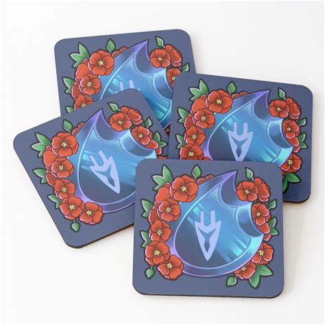 Ffxiv Job Stone Drg Coasters Set Of 4 For Sale By Brbeeps Redbubble