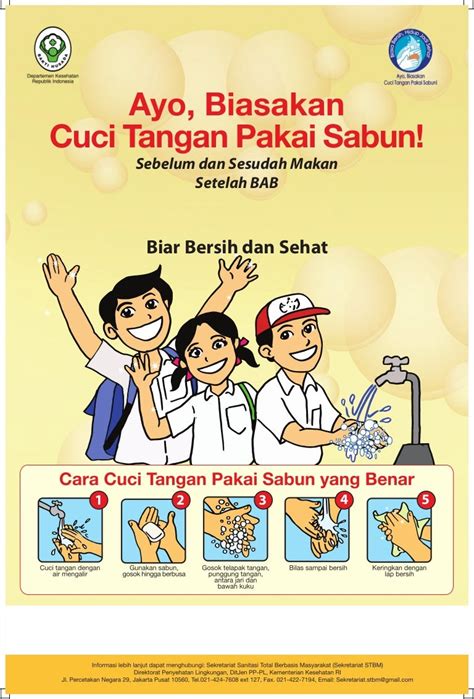 Contoh Poster Cuci Tangan