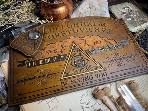 Ouija Board Illuminate Dark Wood Pandora Witch Shop Witch Board