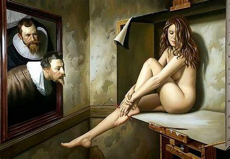 Pintura Moderna Y Fotograf A Art Stica Incre Ble Surrealismo Cuadros De Desnudo Femeninos