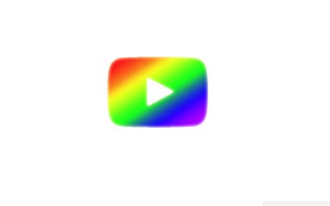 Youtube Rainbow Logo Ultra Hd Desktop Background Wallpaper For