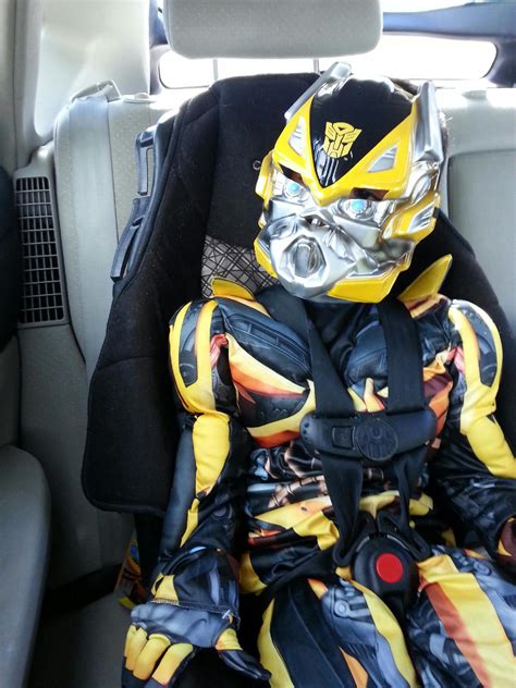 IRTI Funny Picture 7652 Tags Transformers Bumblebee Baby Costume