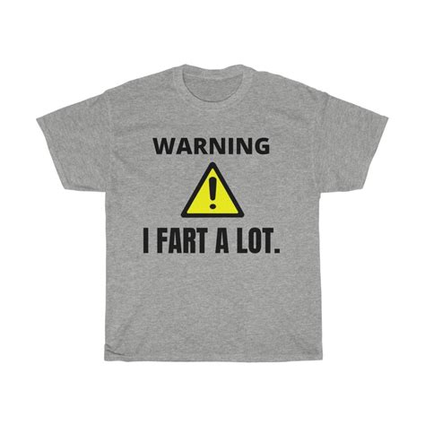 Warning I Fart A Lot Dad Shirt Funny Dad Shirt Fathers Day Etsy