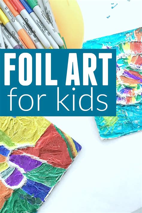 Foil Art For Kids School Age Activities School Age Crafts School Crafts