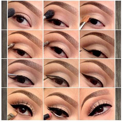 how to do perfect cat eye makeup tutorial 14
