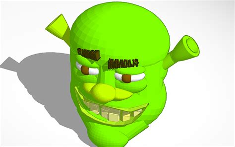3d Design Shrek Tinkercad