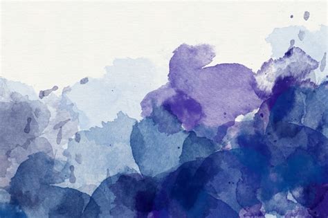 Premium Photo Purple Abstract Watercolor Background