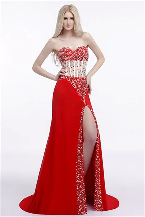 Pin On Red Long Prom Dress