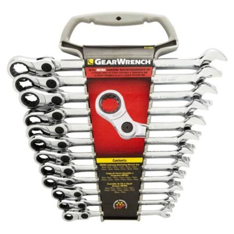 Gearwrench Wrench Set Metric Indexing Combination Ratcheting 12point 12 Pieces Ebay