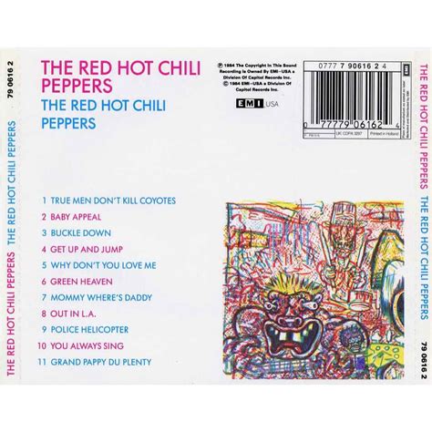 The Red Hot Chili Peppers Original Press The Red Hot Chili Peppers