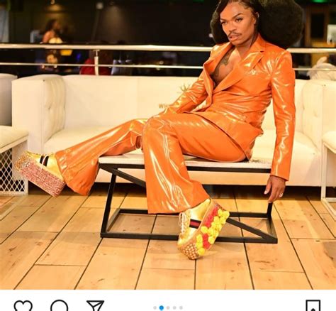 Somizi Mhlongo Left Instagram Impressed With His Beautiful Unique Shoes