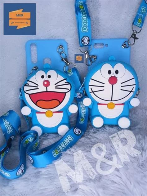 Casing Dompet Karakter Doraemon Casing Hp Vivo Y21s Y12s Y20 Y12 Y91