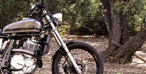 James Winner On Debut — A Hand Made Dual Sport Cafe Racer The Bike
