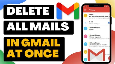 How To Delete All Mails In Gmail At Once How To Delete Gmail All