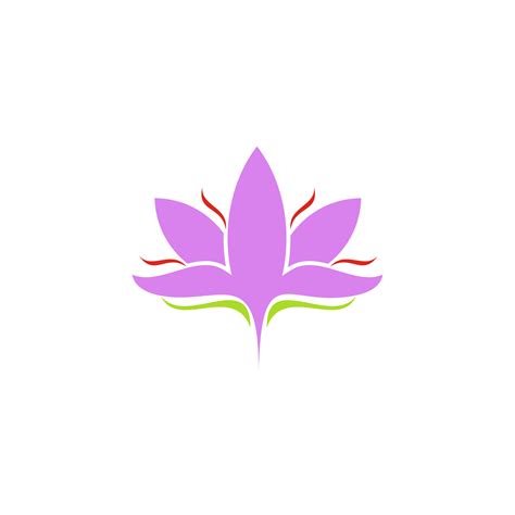 Saffron Icon Flower Saffron Logo Vector 5068164 Vector Art At Vecteezy