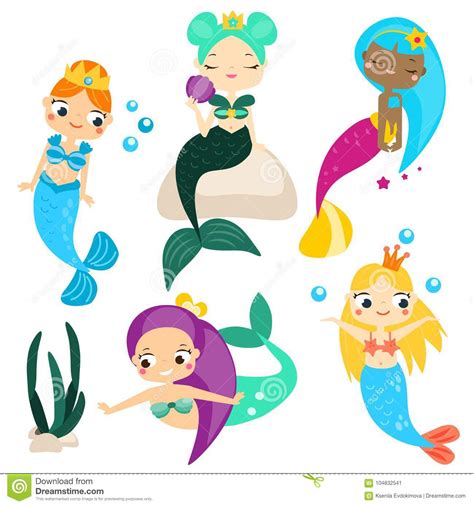 24 Cartoon Pictures Of Mermaids Homecolor Homecolor