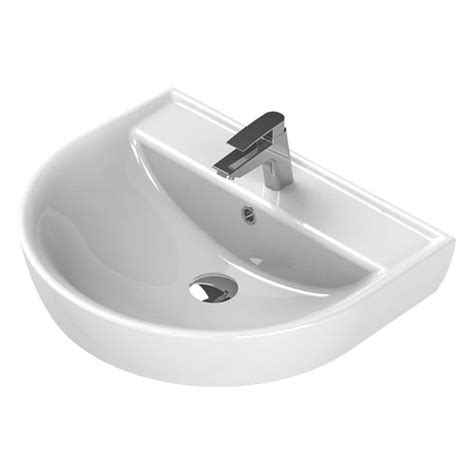 Nameeks Bella Wall Mounted Bathroom Sink In White Cerastyle 003100 U