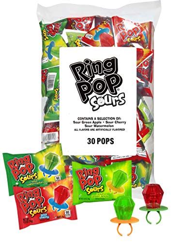 Ring Pop Individually Wrapped Bulk Lollipop Variety Party Pack 20