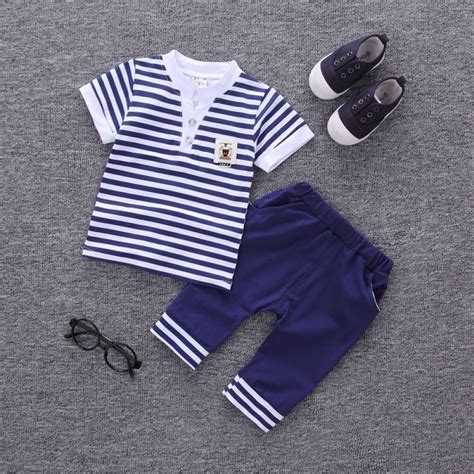 Boys Fashion Summer Cotton Clothing Sets Price 1277 And Free Shipping