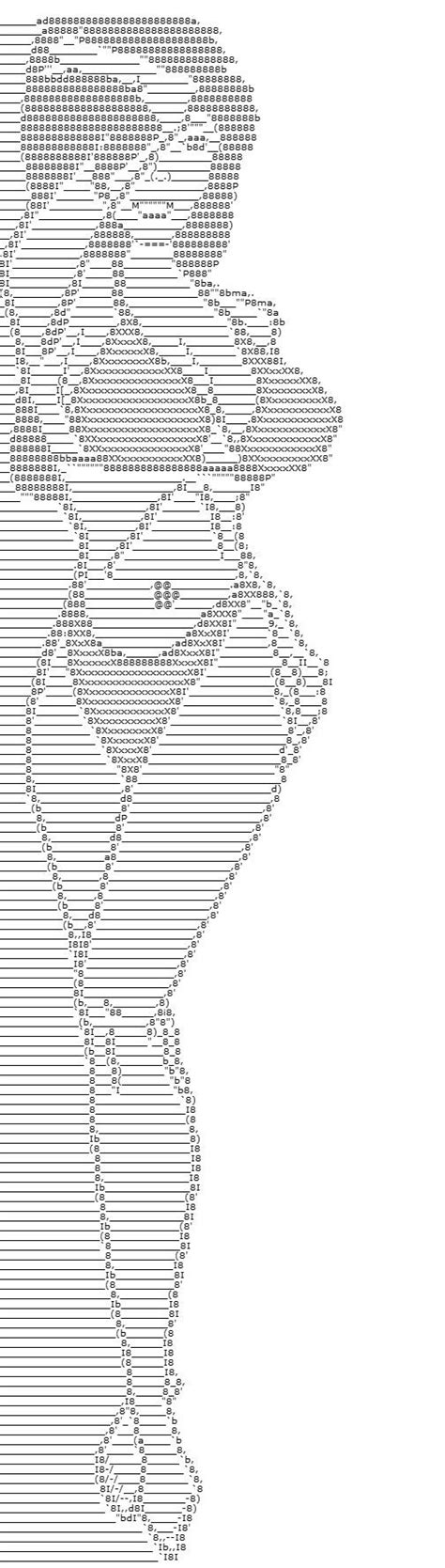 Una Chica Sexy Arte ASCII Pinterest Ascii Art Computer Art And