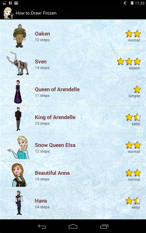 How To Draw Frozen Cartoon Characters Uk Appstore For Android