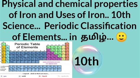 Iron Physical And Chemical Properties And Its Uses 10th Science