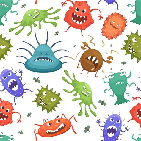 I batteri e i virus non sono come la maggior parte degli animali. Pericoloso. streptococcus lactobacillus stafilococco e ...