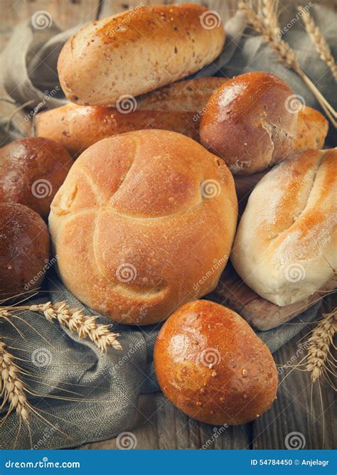 Bakery Product Assortment With Bread And Buns Stock Photo Image Of