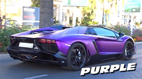 Sexy Purple Lamborghini Lp700 Roadster Sound Capristo Youtube